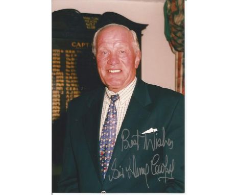 Sir Henry Cooper signed 6 x 4 colour portrait photo. Good Condition. All signed items come with our certificate of authentici