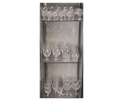 Extensive suite of Stewart Crystal glassware Condition: Glasses appear sound however if potential buyers wish to have a full 
