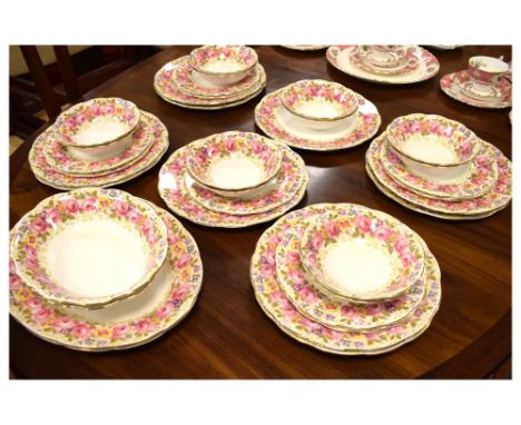 Royal Albert - Collection of dinner wares in the 'Serena' pattern, approx thirty-five pieces Condition: Appears sound, please