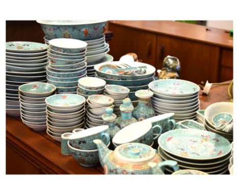 Extensive suite of Chinese tablewares, second half 20th Century Condition: Pieces appear sound, although if a full condition 