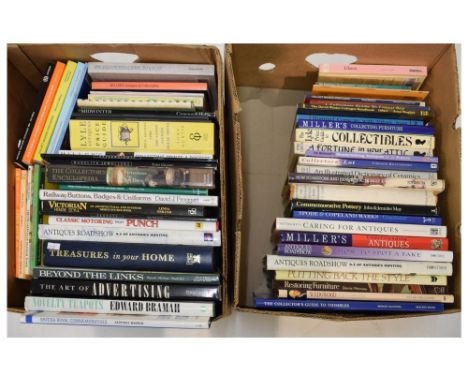 Books - Quantity of Antique related reference books to include; British Royal Commemoratives (Geoffrey Warren), Classic Motor