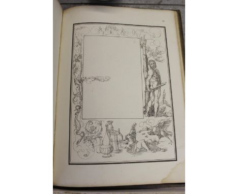 Albert Durer, ' Designs of the Prayer Book ' published London, 1817, by R. Ackermann's Lithographic Press and another booklet