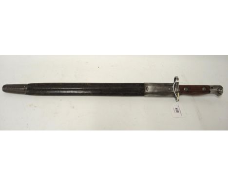 World War I 1907 Enfield bayonet with scabbard