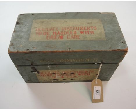 1944 British Astro compass in original box, with strap