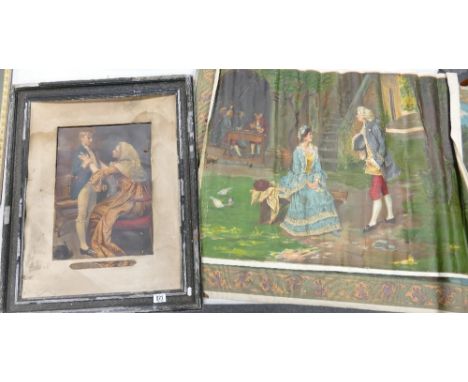 Large Framed Nelson Theme Print: together with 3 large Canvas Prints(4) 
