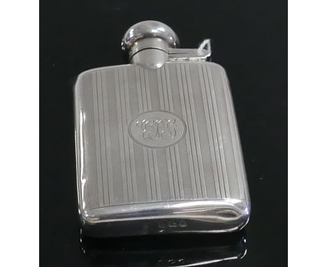 Silver small hip flask, 70g: 