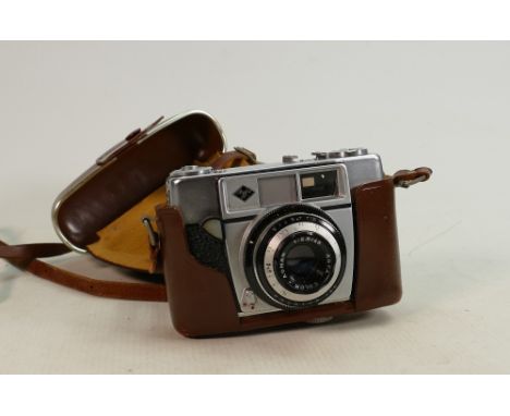 Cased Vintage Agfa Silette Prontor 125 35mm Film Camera 
