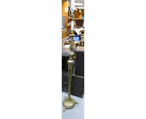 Quality 1970's Brass french Style Standard Lamp: 