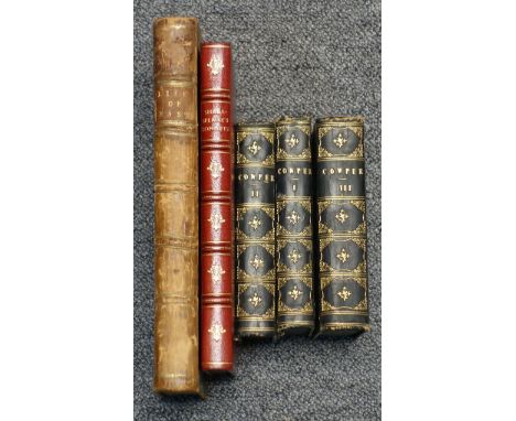 'THE LIFE OF RICHARD NASH, ESQ; LATE MASTER OF CEREMONIES AT BATH', 2ND EDN., PUB. J. NEWBERY, LONDON 1772, FULL CALF BINDING