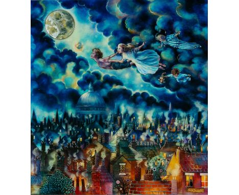 ‡ KERRY DARLINGTON limited edition (artist proof #23) unique resin print - entitled 'Come Away, Come Away' signed, 86 x 79cms