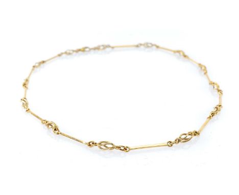 9K GOLD MULTI-LINK CHAIN, 51cms long, 11.3gmsProvenance: deceased estate CarmarthenshireComments: good overall, light wear, c