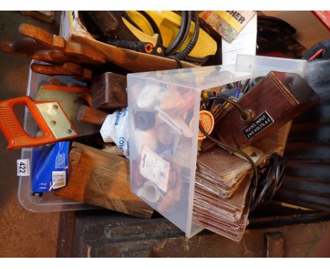 Box of mixed vintage tools