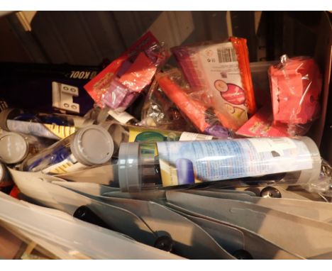 Large box new old stock goggles colouring sets glowsticks light up weapons craft packs 