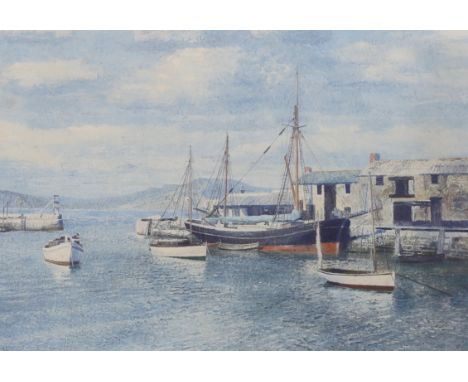 After Richard Eurich (1903-1992), colour lithograph, 'The Mary Eliza, Lyme Regis', signed in pencil, 44 x 64cm