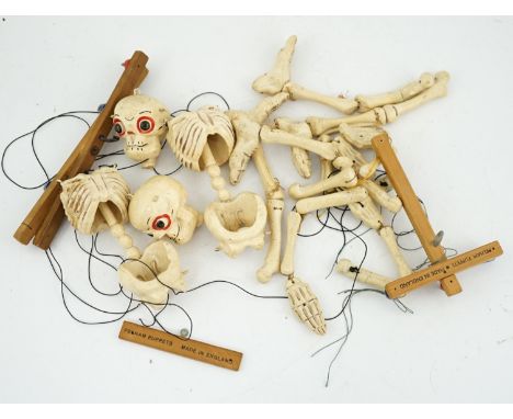 Two Pelham puppet skeletons