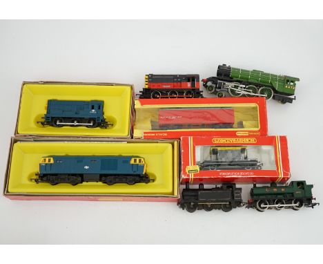 Twenty-three 00 gauge model railway items by Hornby Railways, Lima, etc. including eleven locomotives; a BR Class 50 diesel l
