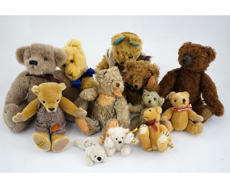 A collection of twenty-six modern teddy bears by The English Teddy Bear Co., Honey Hill Bears, Merrythought, Robin Rive, Stei