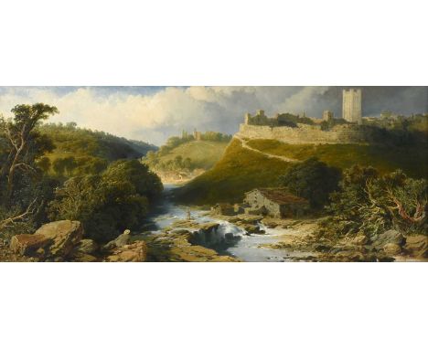 Edmund John Niemann (1813-1876)RichmondSigned and dated 1861, oil on canvas, 37cm by 91cmRichard Green, London, 10.11.1978Pri