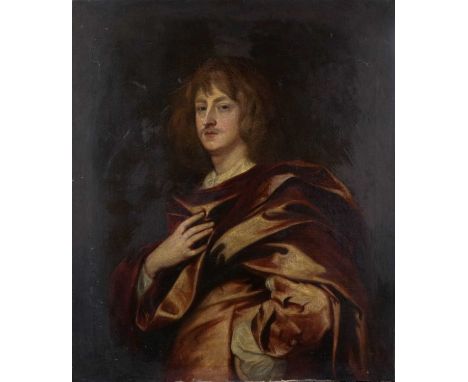 After Sir Anthony van Dyck (1599-1641)Portrait George Digby, 2nd Earl of Bristol, half length standingOil on canvas, 101cm by