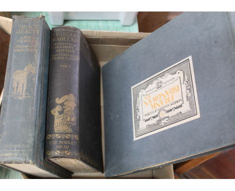 One volume 1924 The Studio, Modern Master of Etching, Frank Brangwyn, Works of Rabelais illustrated Frank.C.Pape plus Black B