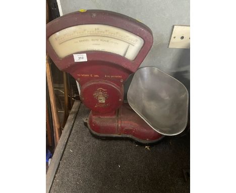 A vintage Berkel set of scales