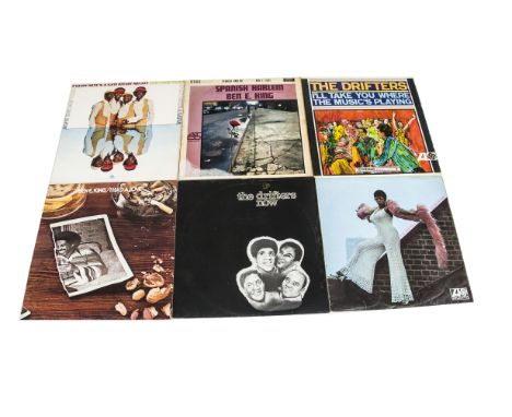 The Drifters / Ben E King LPs, approximately thirty-five albums by The Drifters and Ben E King including Spanish Harlem, I'll