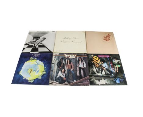 LP Records, approximately thirty albums of various genres with artists including Yes, Rolling Stones, Thin Lizzy, Spooky Toot