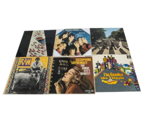 Sixties LPs, seventeen albums of mainly Sixties and Jazz artists including The Beatles, Rolling Stones, Sonny Rollins, Sonny 