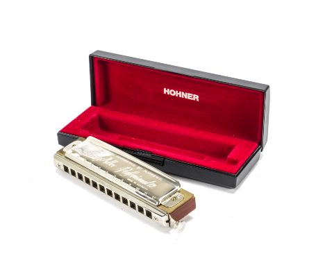 Harmonica, Hohner chromatic harmonica The Larry Adler Professional 12 good condition in case 