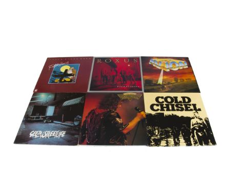 Australian Rock LPs, approximately fifty-five albums of mainly Australian Rock Bands / Solo with artists including Dragon, Co