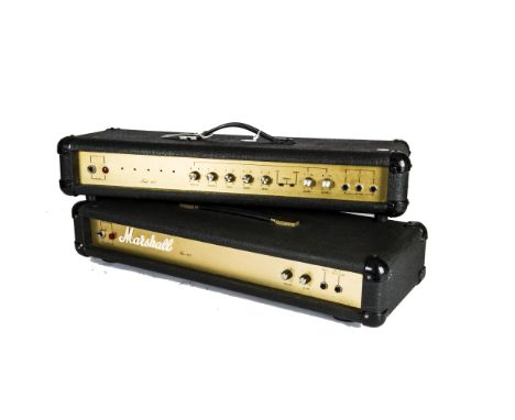 Marshall Amplifiers, Marshall Lead 100 Model No: 2098 with sticker stating professionally rebuilt and refurbished 1999 togeth