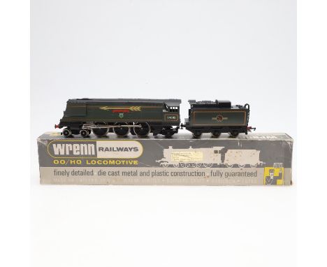A boxed W2266/A Golden Arrow City of Wells locomotive, 34092, and with a leaflet. Box with an import label from Canada. *Cond