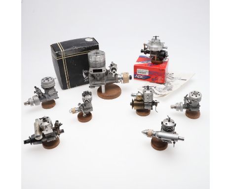 Including a larger Aviastar 200 model engine (with a box), and SC marine engine (with a box), and six other small engines inc
