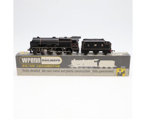 A boxed W2261 Royal Scot LMS 6102 locomotive and tender 'Black Watch', with its box and leaflet. *Condition: Seems in good co