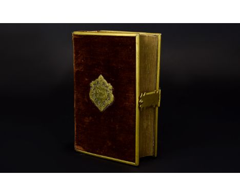 Antique Miniature Book Of Common Prayer Small hardback prayerbook printed by G.E. Eyre And W. Spottiswode, sold by C. Courtie