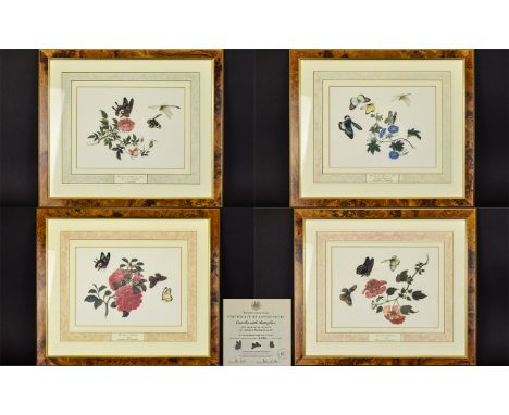 A Collection Of Framed Limited Edition Prints 'The Reeves Collection Of Chinese Watercolours' By The Natural History Museum F