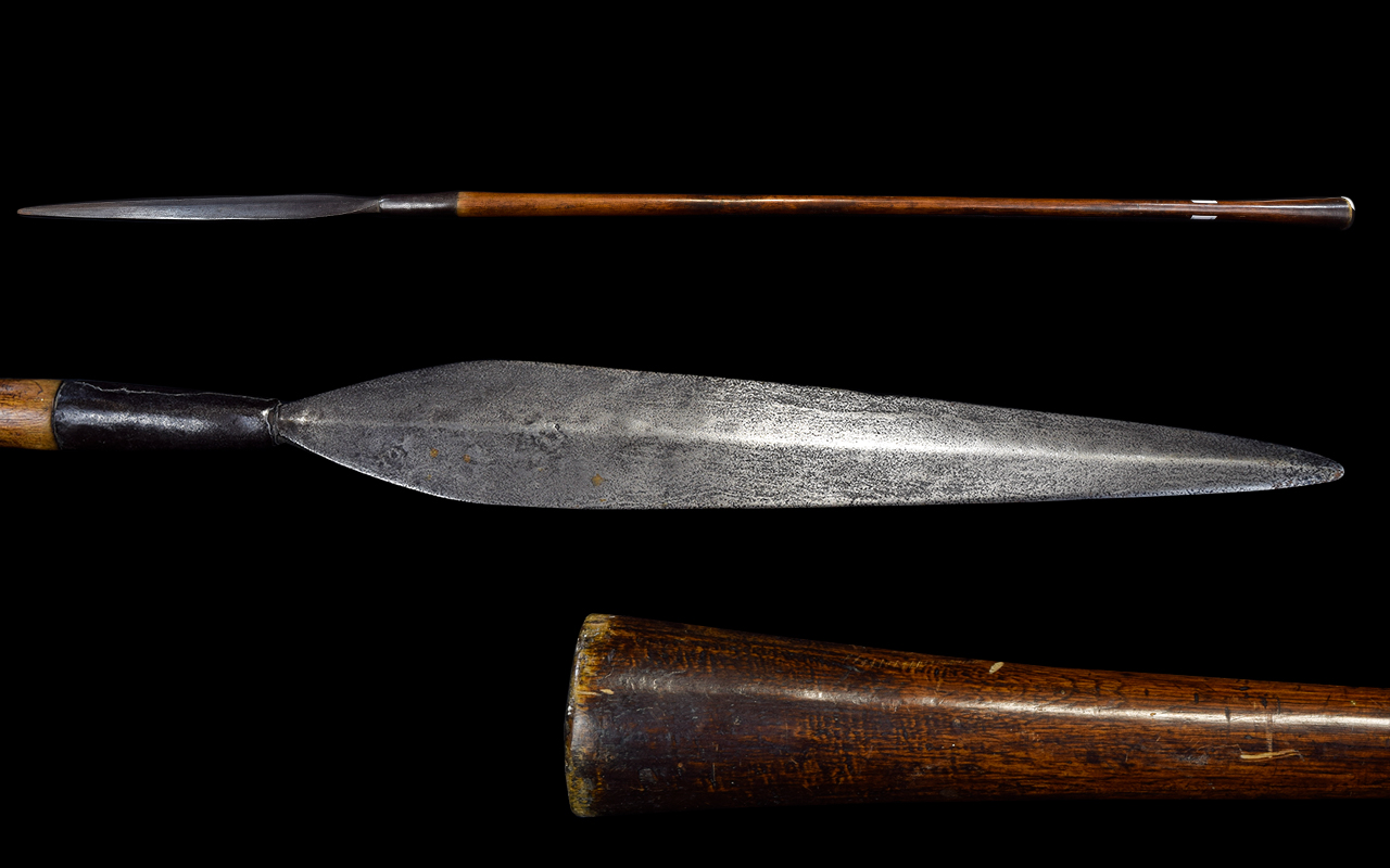A Zulu Warriors Short Stabbing Spear (Assegai) From The 2nd Zulu