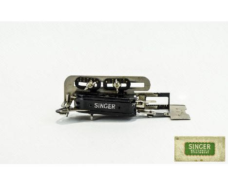 A Vintage Singer Sewing Machine Buttonhole Attachment Model No. 86662 For Singer Lockstitch Family Sewing Machines  Boxed and