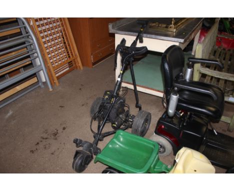 A power caddy with charger