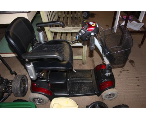 A TJA mobility scooter and charger