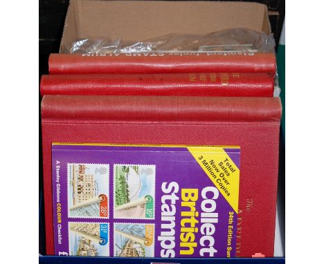 A box of first day covers and stamps to include; The Stamford Junior stamp album, The Adelphi stamp album etc 