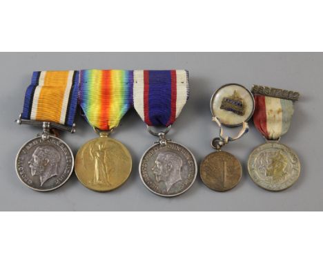 A WWI pair to S.S. 8628 W. Russell, Ordnance, Royal Navy and a Long Service and Good Conduct Medal, Royal Fleet Reserve, cont