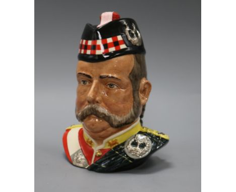 A cased Grant's 25 year old whisky in a Doulton Character jug decanter, specially commissioned from Royal Doulton by William 