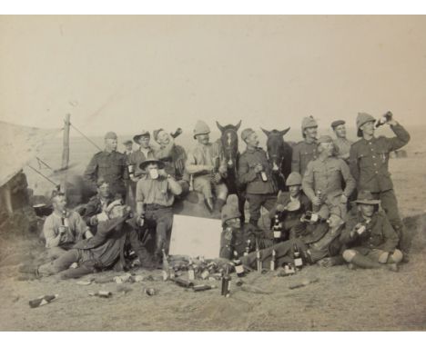 Boer War archive relating to 2695 Colour Sergeant H W Hutchings of the Dorsetshire Regiment, including his personal Boer war 
