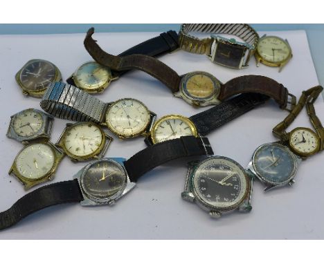 Gentleman's watches including automatic, Timex and Sekonda