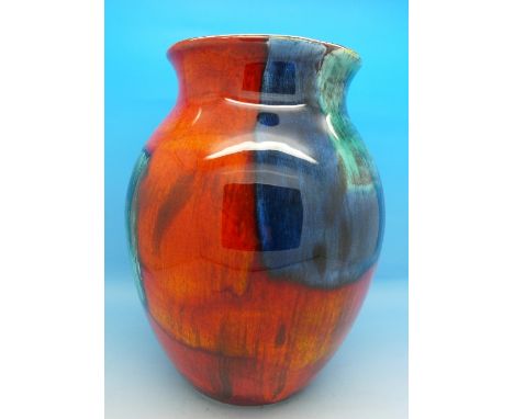 A Poole vase, 20.5cm