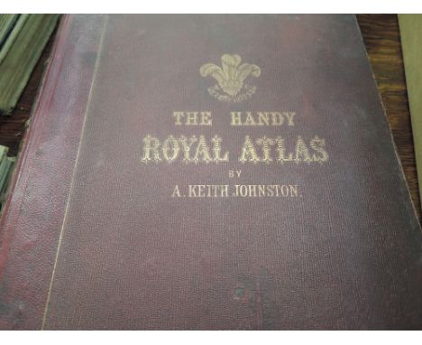 Atlas. Johnston, A. K. 'Handy Royal Atlas of Modern Geography...', Edinburgh: William Blackwood and Sons, 1873, 2nd edition. 