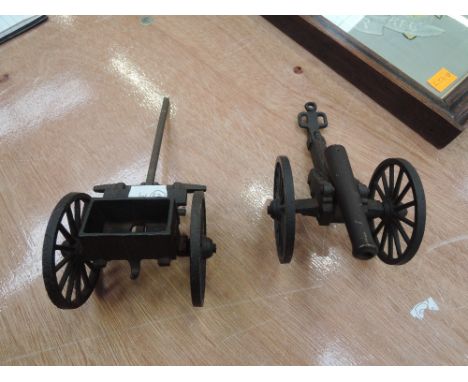 A Michael Falk &amp; Co M.F.C.O. 1/6th scale cast metal and brass Gettysburg PA cannon and limber