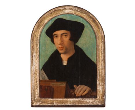 Lucas van Leyden attrib. (1494-1533)A portrait of a gentlemanOil on board 31x21 cm