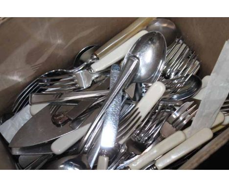 LOT OF SILVER PLATED FLATWARE
together with other collectables